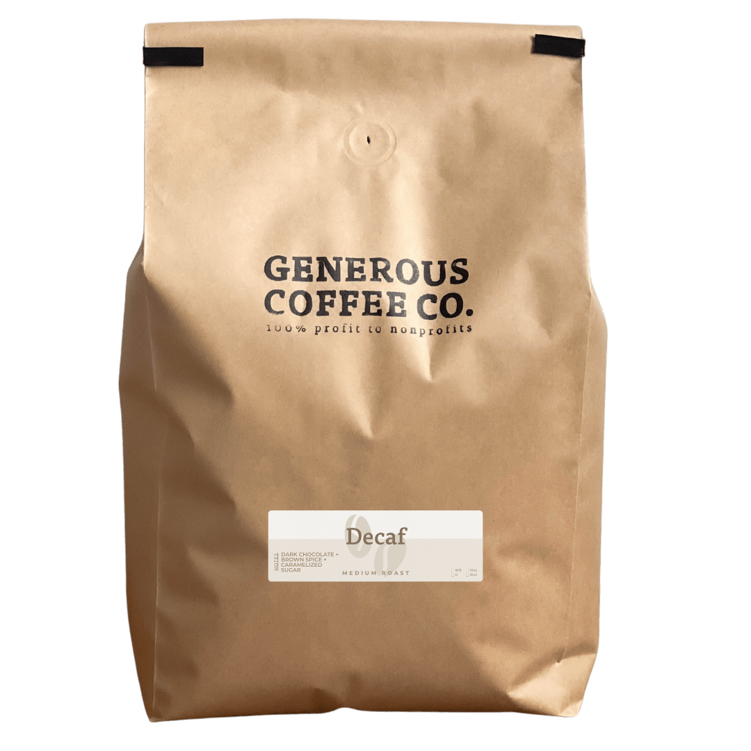 5lb Bags of Generous Coffee - Whole Bean Coffee In Bulk