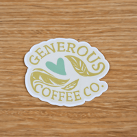 Love of Generous Coffee Co. Sticker