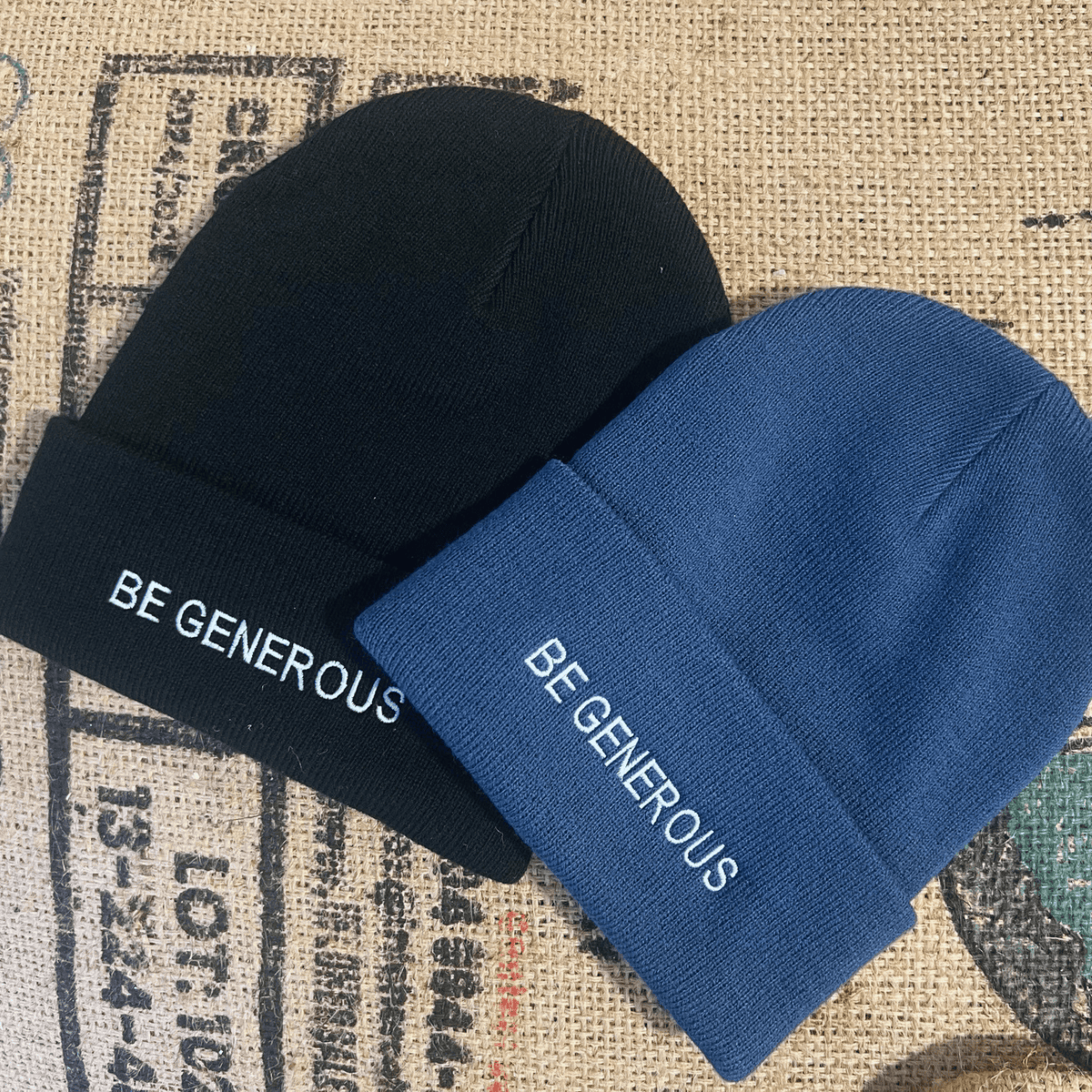 Embroidered Knit Beanie