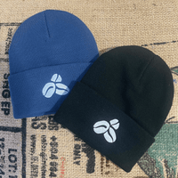 Embroidered Knit Beanie