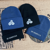 Embroidered Knit Beanie