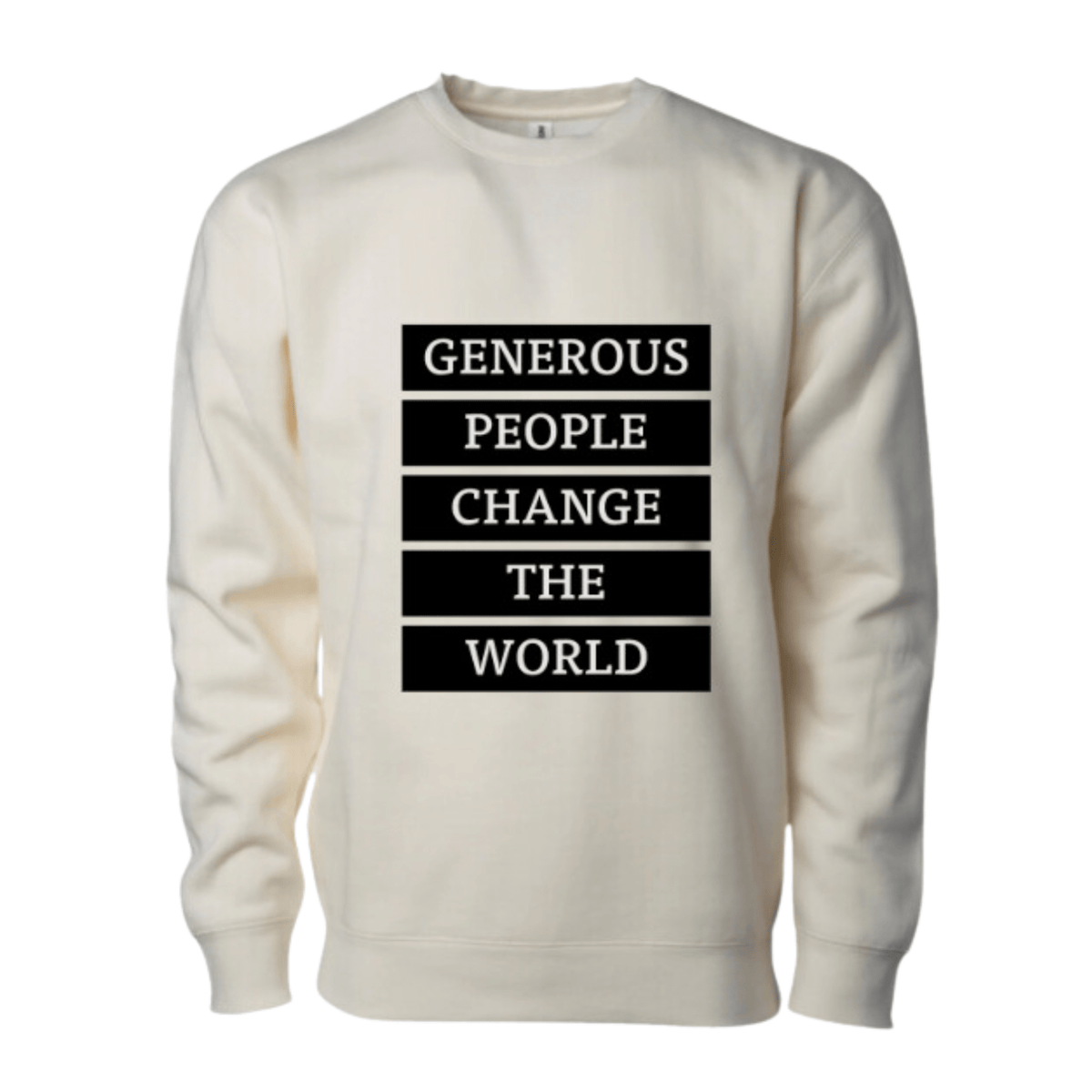 Generous People Change The World