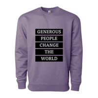 Generous People Change The World