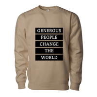 Generous People Change The World