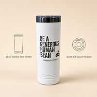 Human Bean 22 oz. Stainless Steel Tumbler