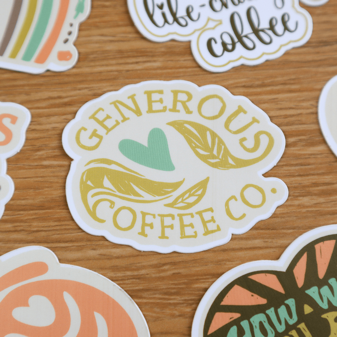 Love of Generous Coffee Co. Sticker