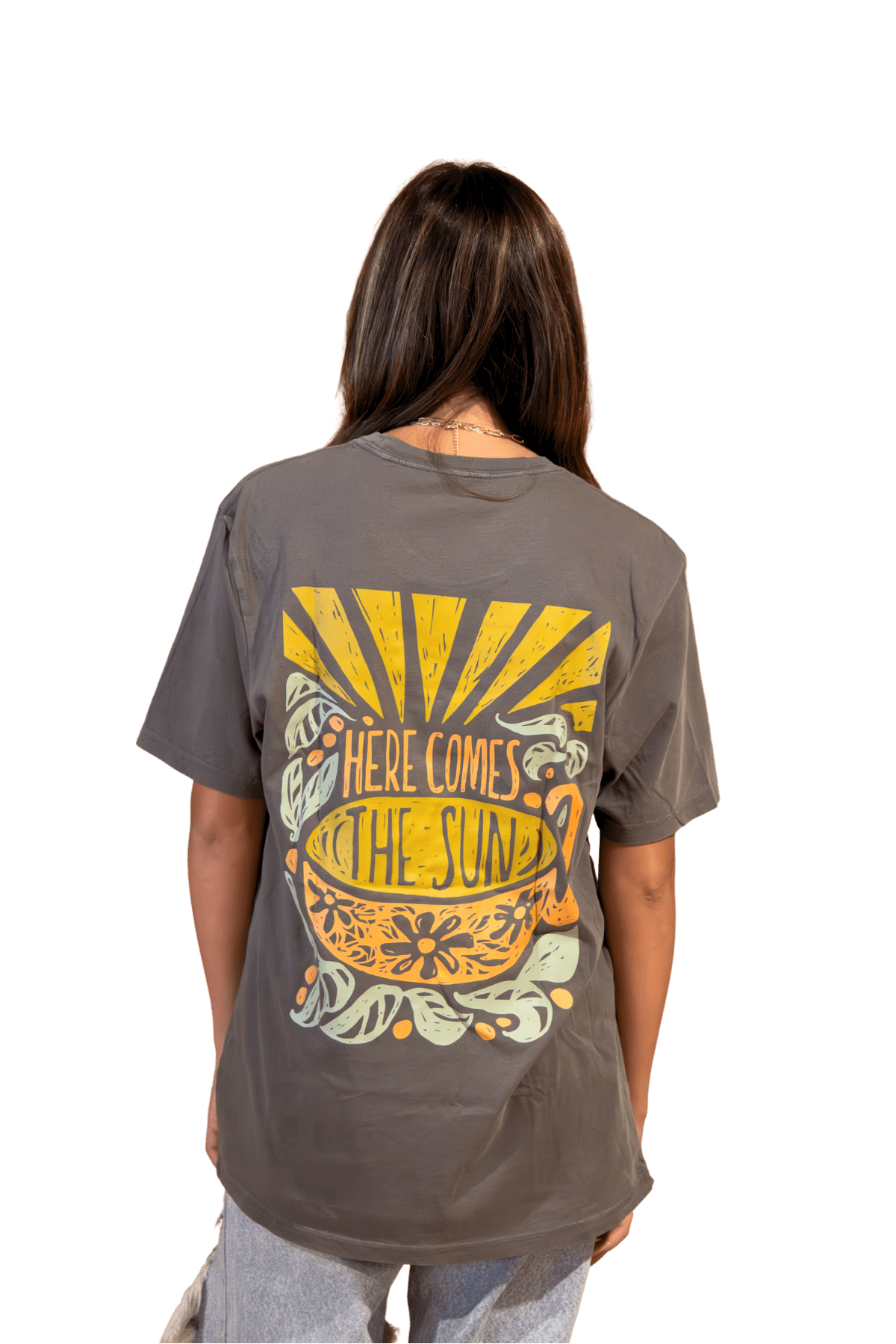 Here Comes The Sun T-Shirt - Mineral Dyed Tee