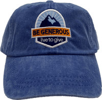 Be Generous Royal Blue Unisex 'dad hat'