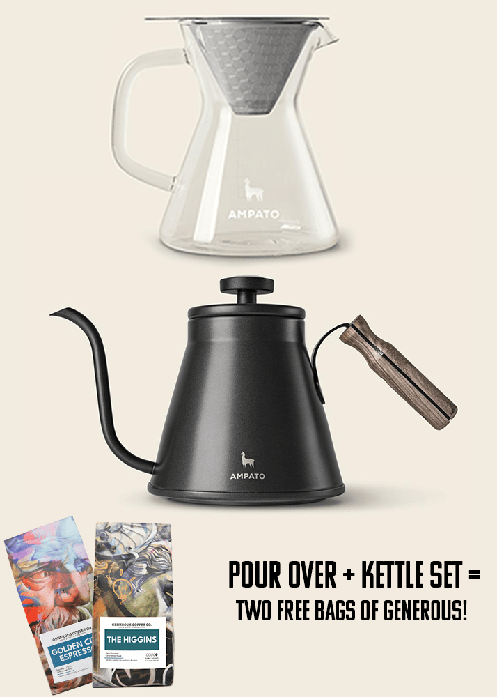 Ampato Pour-Over + Kettle Set