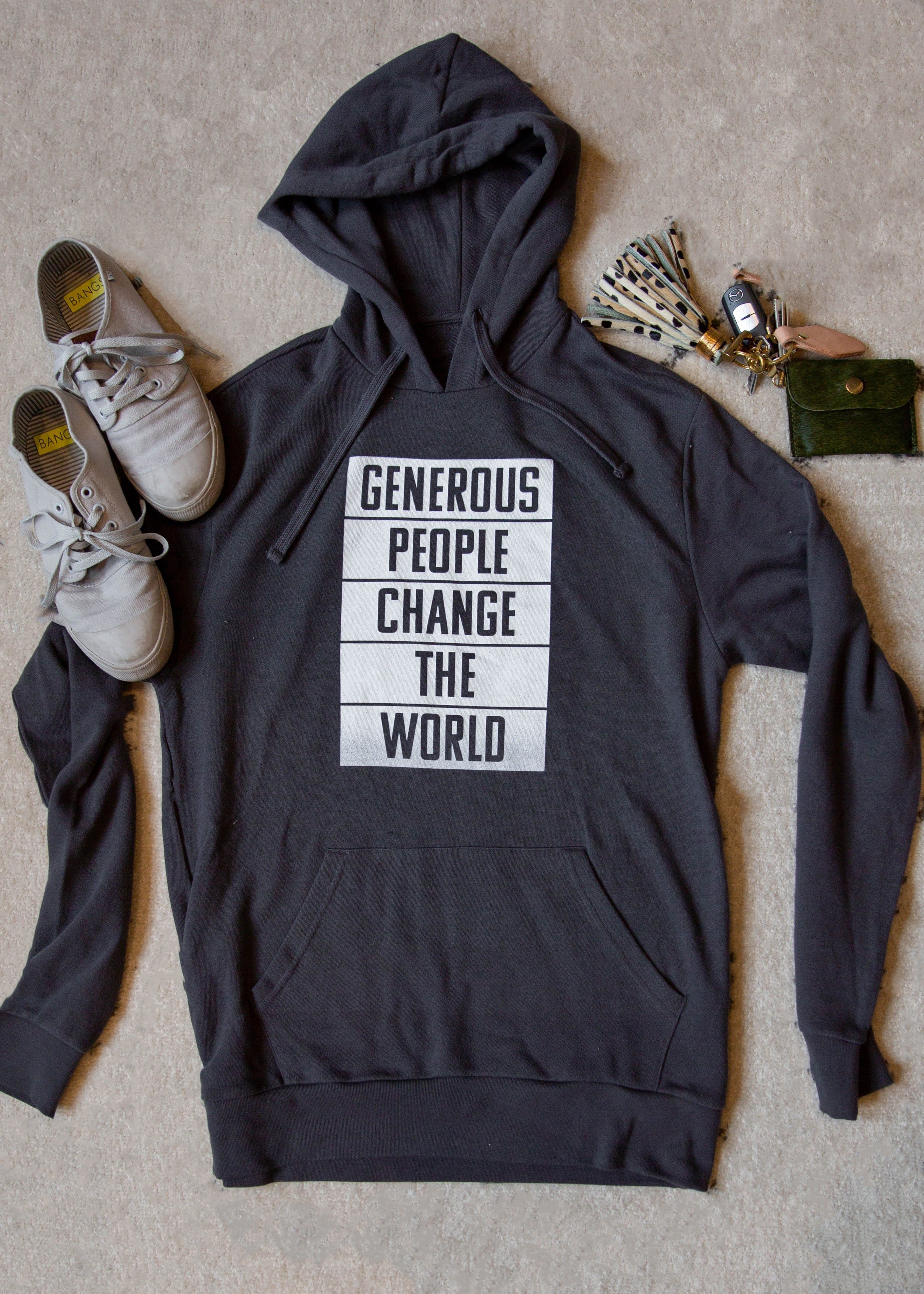 World Changer Gray Pullover Hoodie